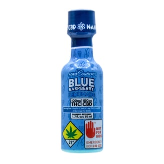 1:1 Blue Raspberry Lemonade [1.7 fl. oz] (100mg CBD/100mg THC)
