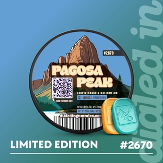 100mg - Pagosa Peak (Island Boys) #2670 - Rosin Gummies (10pk) by Dialed In Gummies