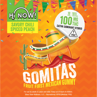 Gomitas Spicy Peach (100mg) by Hi Now