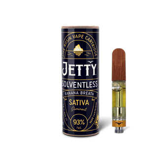 Banana Breath Solventless Cartridge 1g by Jetty Extracts