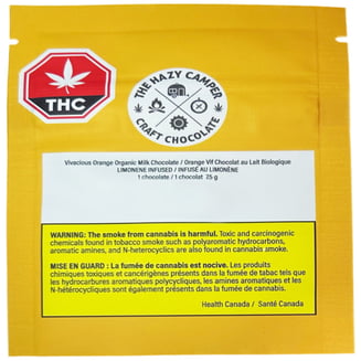 Vivacious Orange Organic Milk Chocolate (10mg) by The Hazy Camper