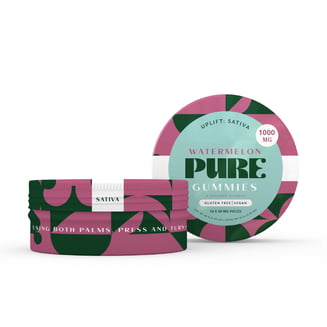 Watermelon - Sativa (1000mg) by PURE Edibles