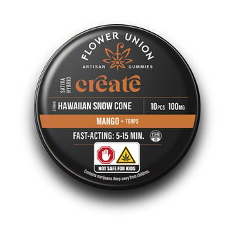 Mango CREATE - Hawaiian Snow Cone by Hamilton Farms [10pk] (100mg) by Flower Union