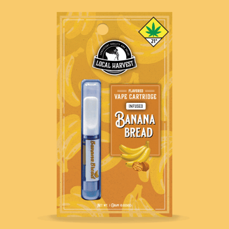 Banana Bread Flavored Distillate Cartridge by Local Harvest