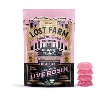 Strawberry x Headcake [10pk] (200mg) by Lost Farm
