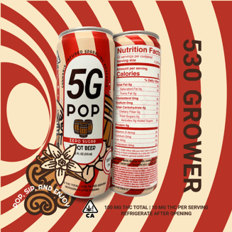 Zero Sugar Root Beer Pop (100mg) by 530 Grower