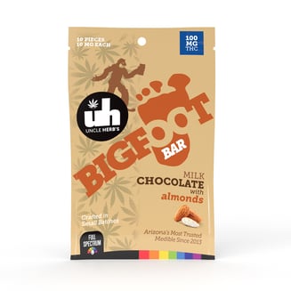 Almond Milk Chocolate (100mg) by Uncle Herb's