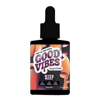 1:1 Sleep Unflavored (500mg THC/500mg CBD/500mg CBN) by Good Feels