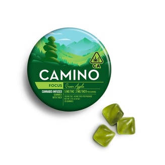'Focus' Green Apple [20pk] (100mg THC/40mg THCV) by Camino