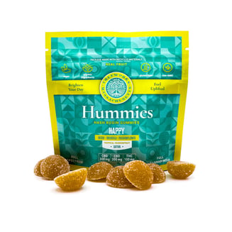 3:3:1 Happy Passionfruit [10pk] (300mg CBG/300mg CBD/100mg THC) by Hummies