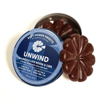 2:1 Unwind [20pk] (100mg THC/50mg CBN) by Soft Power Sweets