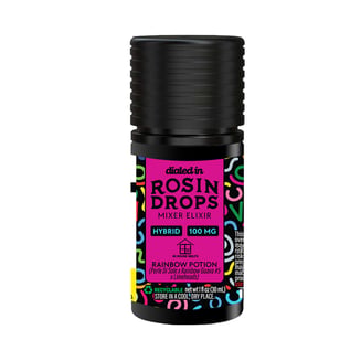 100mg - Rainbow Potion #502 - Rosin Drops by Dialed In Gummies