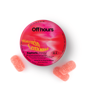 Sour Watermelon Lemonade - Euphoric [10pk] (100mg THC/40mg CBG) by Off Hours