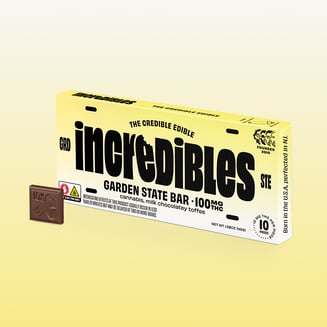 Garden State Toffee Bar [10pk] (100mg) by incredibles