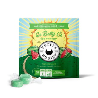 Go Betty Go - Watermelon [10pk] (50mg THC/25mg THCV) by Betty's Eddies