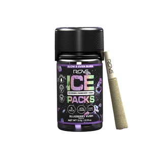 Blueberry Kush - Infused Ice Packs (Rosin, Hash, and Diamonds) [5x 0.6g] by ROVE