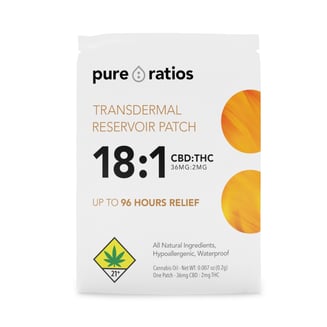 18:1 [1 patch] (36mg CBD/2mg THC) by Pure Ratios