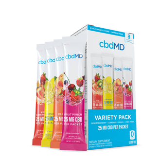 Variety Pack (25mg CBD) by cbdMD