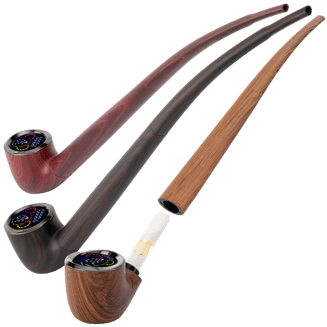 510 DL Pipe Auto-Draw Vape - Wizard Natural Wood