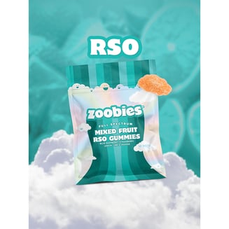 Mixed Fruit - Sativa [10pk] (100mg) by Zoobies