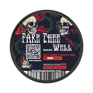 100mg - Fare Thee Well #2534 - Rosin Gummies (10pk) by Dialed In Gummies