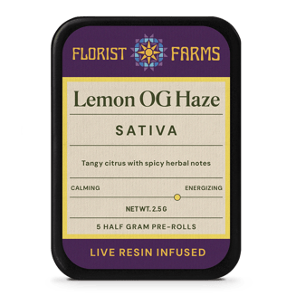 Lemon OG Haze [.5g] by Florist Farms