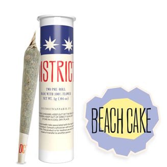 Beach Cake [.75g] by District Cannabis