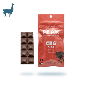Dark Chocolate - CBG 3:2:1 (80mg CBG/60mg CBD/30mg THC) by East Fork Cultivars