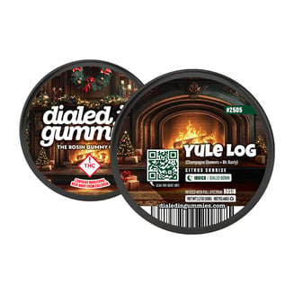 100mg - Yule Log - Rosin Gummies (10pk) by Dialed In Gummies