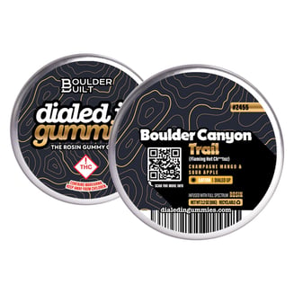 100mg - Boulder Canyon #2455 - Rosin Gummies (10pk) by Dialed In Gummies