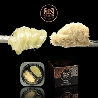 Umami Butter Fresh Pressed Live Rosin & 90u Ice Water Hash Duo by Maven