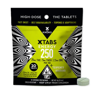 Energy [10pk] (250mg THC/50mg THCV/25mg CBC) by KIKOKO