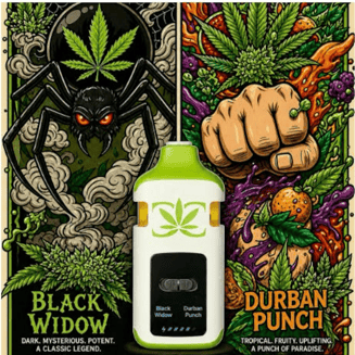 Black Widow + Durban Punch [2000mg] by Canna Caviar