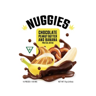 Banana Peanut Butter (100mg) by Nuggies