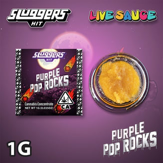 Sluggers — Purple Pop Rocks