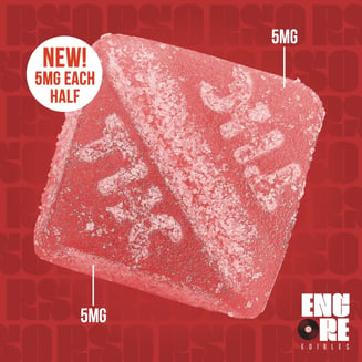 Encore Sour Black Cherry RSO Gummies T98.6mg H 27522 by Encore Edibles