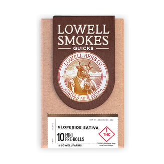 Slopeside Sativa [.35g each / 3.5g total] by Lowell Herb Co