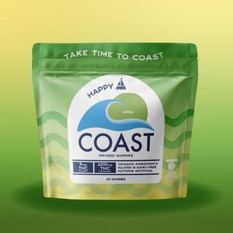 HAPPY I Apple I 100MG by Coast Cannabis Co™