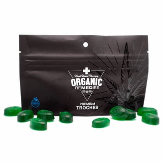 25mg THC Sour Apple [15pk] (25mg each/375mg total) by Organic Remedies