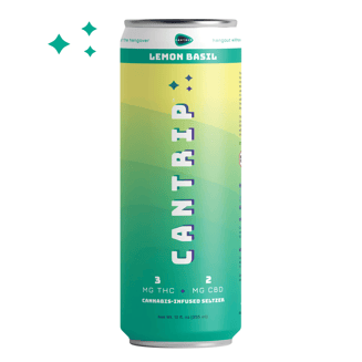 Lemon Basil [4pk] (12mg THC / 8mg CBD) by Cantrip