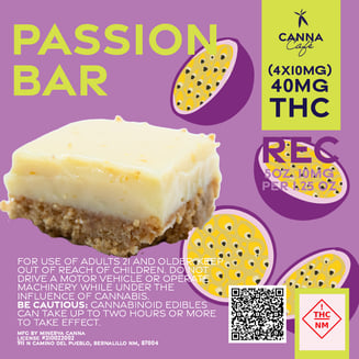 Passion Bar [4pk] (40mg) by Minerva Canna