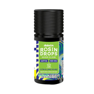 100mg - Citrus Lime Sourz #544 - Rosin Drops by Dialed In Gummies