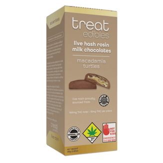 Macadamia Turtle [10pk] (100mg THC) by treat edibles