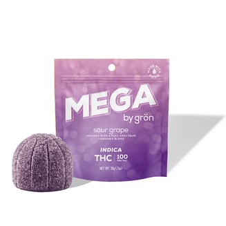 Grön — Sour Grape Mega Pearl