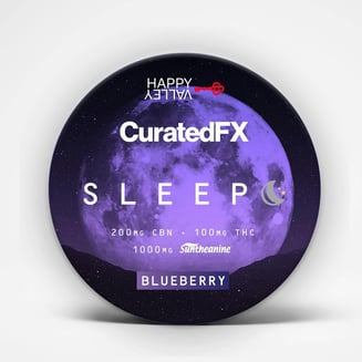 Sleep - Blueberry [20pk] (100mg THC/200mg CBN) by Happy Valley