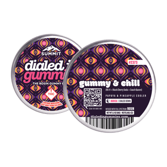 100mg - Gummy and Chill - Rosin Gummies (10pk) by Dialed In Gummies