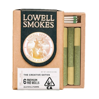 The Creative Sativa [.6g each / 3.6g total] by Lowell Herb Co