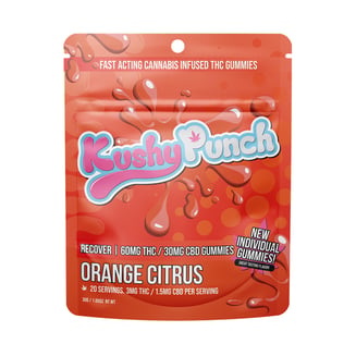 Orange Citrus - Recover [20pk] (30mg CBD/60mg THC) by Kushy Punch