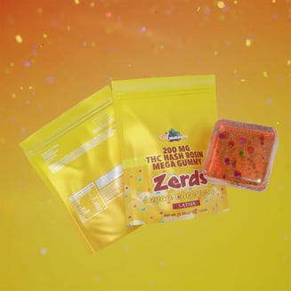 Lemon Cheesecake Hash Rosin Zerds [1pk] (200mg) by Amnesia