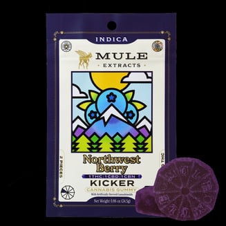 Northwest Berry 1:1:1 [2pk] (100mg CBD/100mg CBN/100mg THC) by Mule Extracts